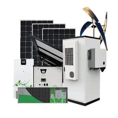 High-voltage photovoltaic energy storage container for French cement plants
